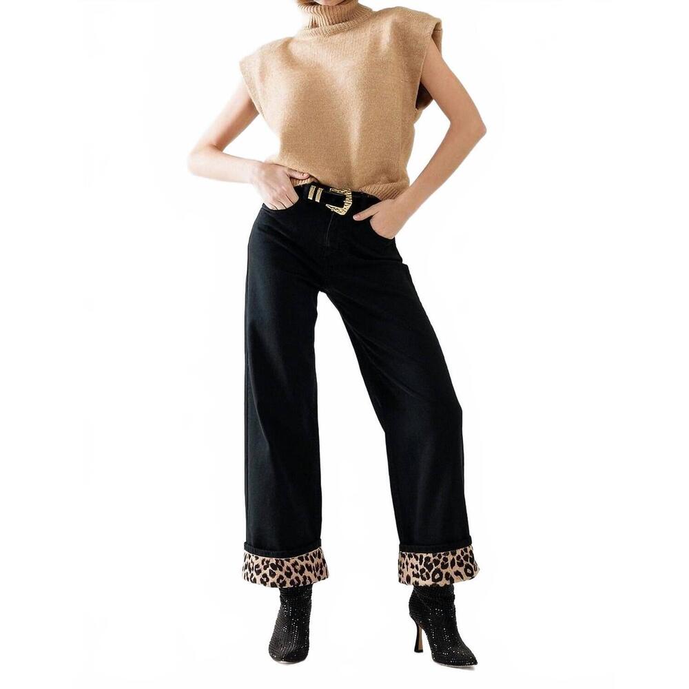 NEW Q2 wild edge denim in black